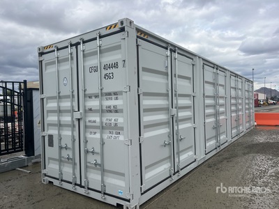 2025 40 ft High Cube Multi-Door Storage Container