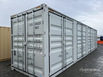 2025 40 ft High Cube Multi-Door Storage Container