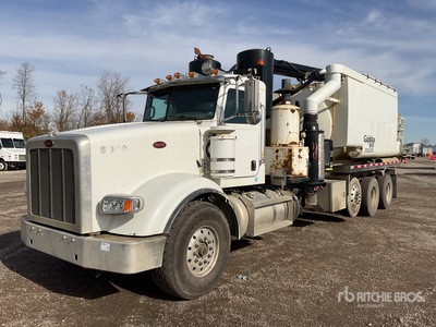 GapVax HV-55 on 2015 Peterbilt 367 6x4 Camion excavateur par aspiration