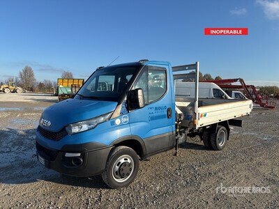 2016 Bonfiglioli P2300 L/2SI on 2016 Iveco 35C11 Flatbed Truck w/Crane (Inoperable)