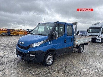 2015 Iveco Daily 33-110 Crew Cab Pritsche-Lkw (Inoperable)