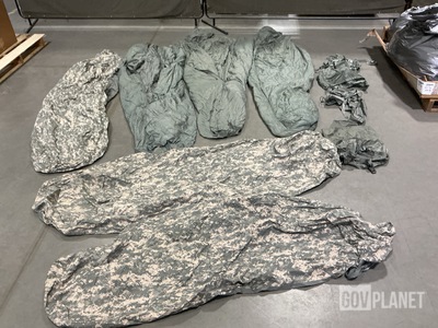 (17) Bivy Covers, (104) Stuff Sacks & (7) Sleeping Bags