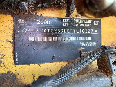 2017 Cat 259D Two-Speed Kompakt-Raupenlader
