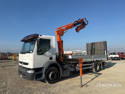 2000 Benelli 10510/3S2 6000 kg on 2000 Renault Premium 300 4x2 Flatbed Truck with Crane