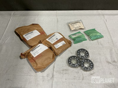 (3) Plain Round Nuts, (7) Variable Resistors & Assorted Items