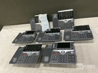 (7) API EM-8851-08 Phone Bases