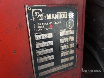 1994 Manitou MSI50 5000 kg Chariot Elevateur Forklift
