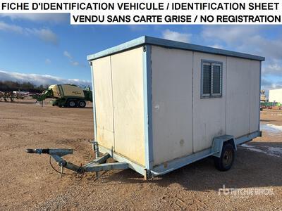 1999 Bodard Bungalow De Chantier 1 Essieu Roadwork Cabin