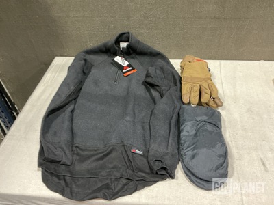 (8) Pairs of Extreme Cold Weather Mitten Inserts & Assorted Items