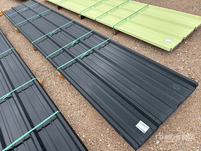 Quantity of (50) 2025 Kit Containers 16 ft Steel R Panel (Unused)