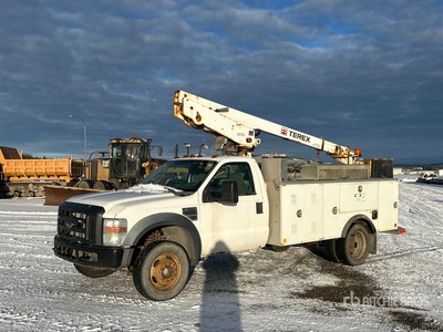 Terex 29 ft on 2008 Ford F-550 4x4 Bucket Truck