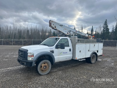 Terex 29 ft on 2008 Ford F-550 4x4 Piattaforma autocarrata