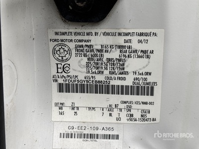 2012 Versalift TEL29NE-03 29 ft on 2012 Ford F-550 XL 4x2 شاحنة دلو