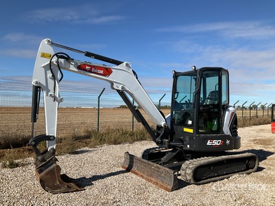 2022 Bobcat E50Z Long-Arm Mini Excavator