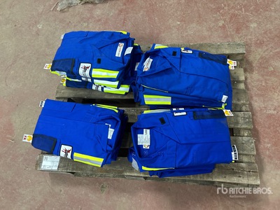 Quantity of (14) Flame Resistant Reflective Work Coveralls (Unused)