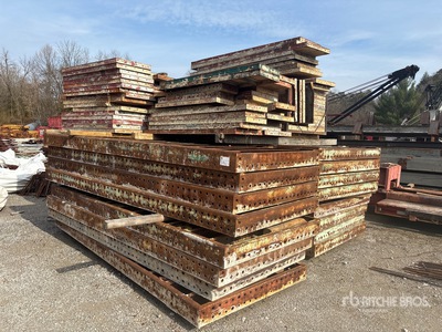 Quantity of (96) Industrial and construction Supplies Concrete Forms