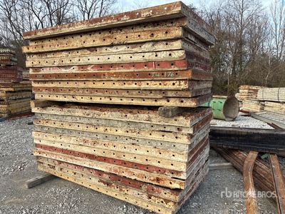 Quantity of (21) Quantity of (21) 4 x 8 Concrete vormen