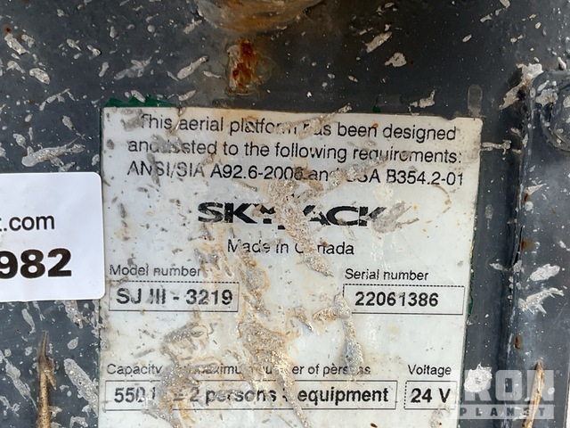 ELEVADOR TIJERA 2014 SKYJACK SJIII3219