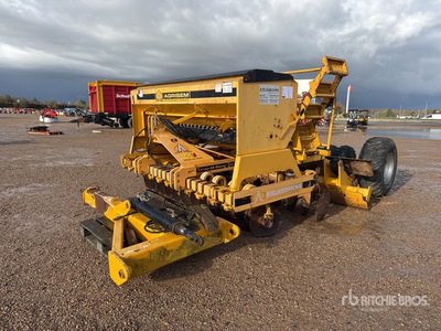 2011 Agrisem Gold 3 m Semi-Mount Dechaumeur A Disques Avec Semoir Herse à disques