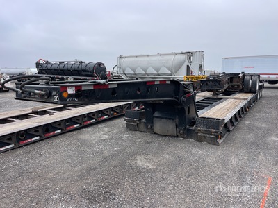 1998 Trail King Tri/A Removable Gooseneck Lowboy Trailer