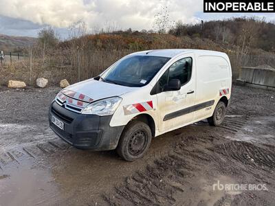2015 Citroen Berlingo Vehicule Utilitaire Cargo Van (Inoperable)