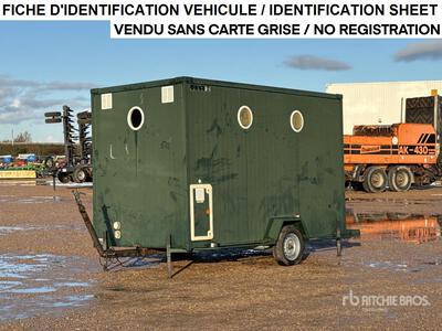 2009 Bungalow De Chantier 1 Essieu S/A Roadwork Cabin