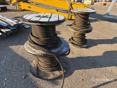 Quantity of (4) Rolls of Steel Cable Kabel