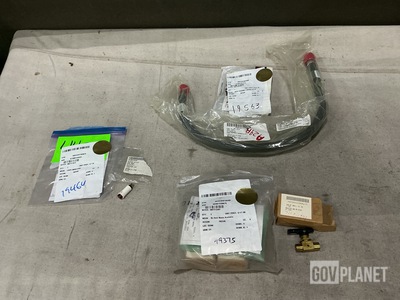 (4) Ball Valves, (1) Hose Assembly & Assorted Items