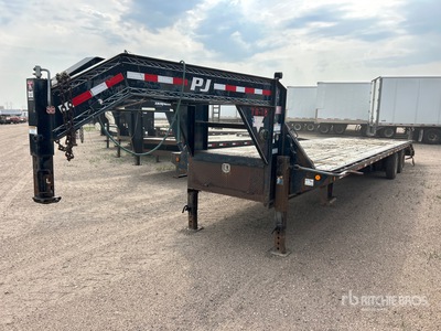 2019 PJ 35 ft T/A Gooseneck مقطورة معدات