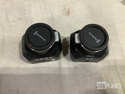 (2) Blackmagic Design Micro Studio 4K Camera Lenses