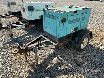 2007 Multiquip DLW-300ES-TLR 300 A Mobile Soldadora motorizada