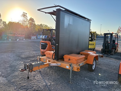 2018 Solar Tech Silent Messenger Solar Quadro messaggi