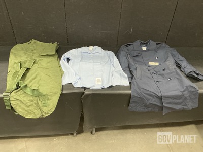 (2) All-Weather Coats, (22) Duffel Bags & Assorted Items