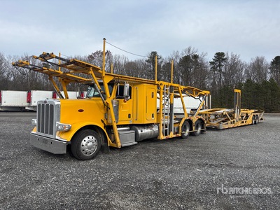 2016 Peterbilt 389 6x4 Sleeper Car Carrier Truck