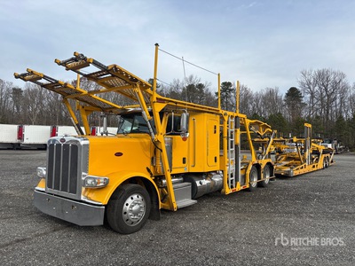 2016 Peterbilt 389 6x4 Sleeper Car Carrier Truck