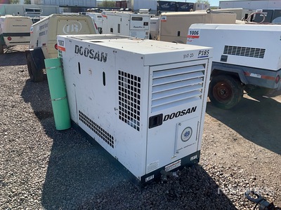 2019 Doosan P185WDOU-T4F 185 cfm Skid-Mounted Compresor de aire