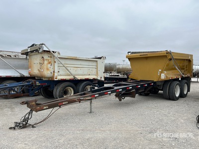 2015 Warren 12 ft T/A Mini-remorque à benne