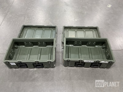 (2) Medical Instrument & Supply Storage Cases