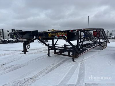 2024 Kaufman Tri/A 5 Car Open مقطورة نقل سيارات