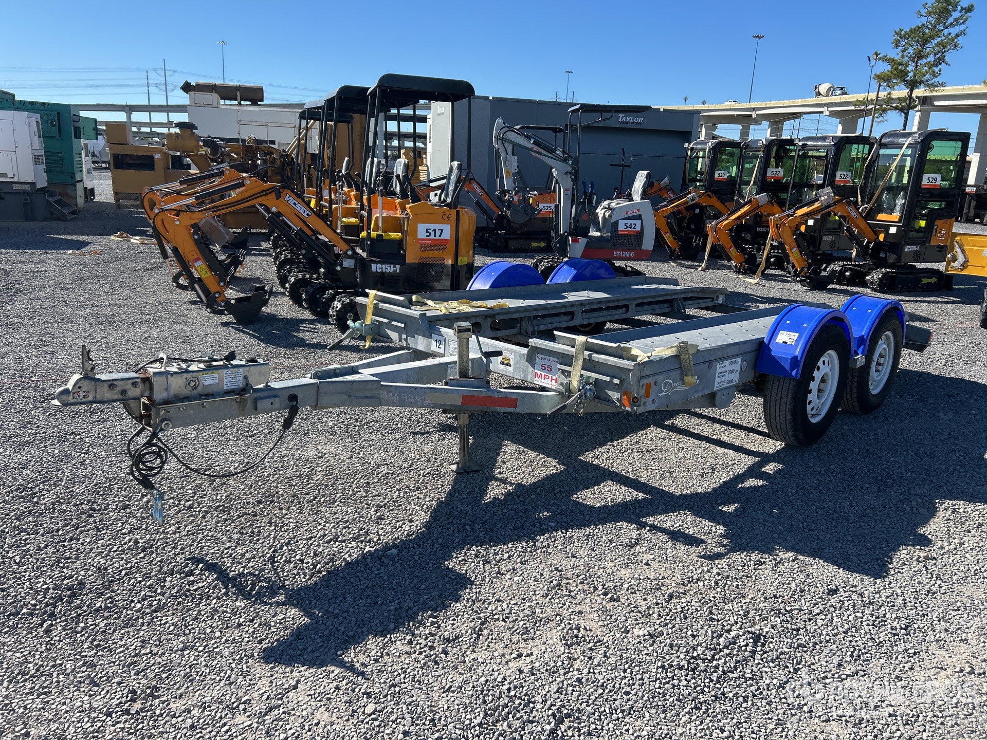 2018 Demco T/A 1 Car Open Car Carrier Trailer