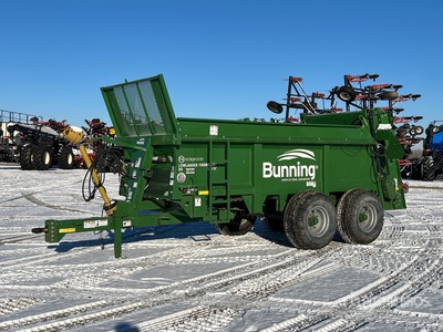 2022 Bunning Lowlander Farmstar 80 Dry Spinner T/A Manure Spreader