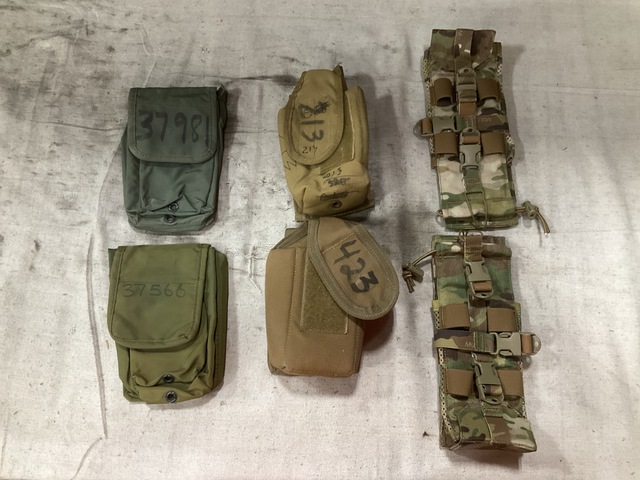 (52) Communications Equipment Cases, (85) Radio Covers & Assorted Items