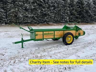 John Deere 13 ft Antique Manure Spreader Antiguedades