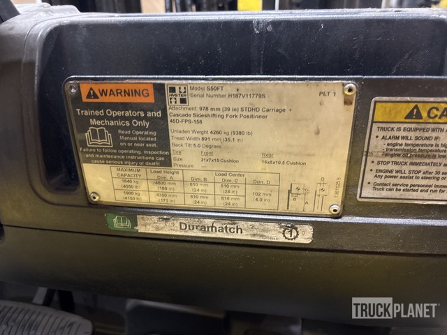 MONTACARGAS 2018 HYSTER S50FT