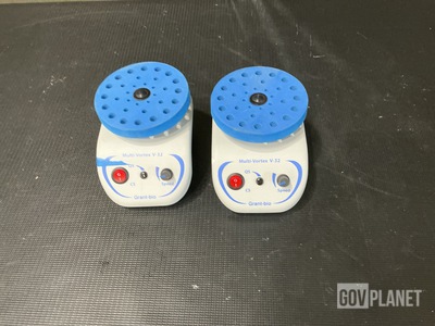 (2) Grant-bio Multi-Vortex V-32 Mixers