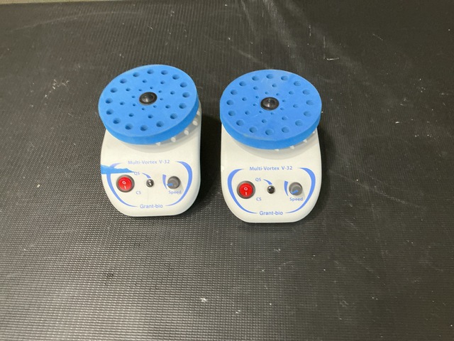 (2) Grant-bio Multi-Vortex V-32 Mixers (2) Grant-bio Multi-Vortex V-32 Mixers