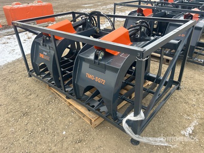 TMG SG72 72 in Skid Steer Grapple Bucket (Unused)