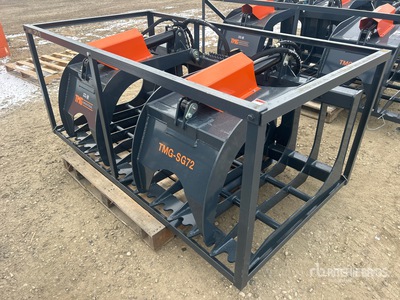 TMG SG72 72 in Skid Steer Grapple Bucket (Unused)
