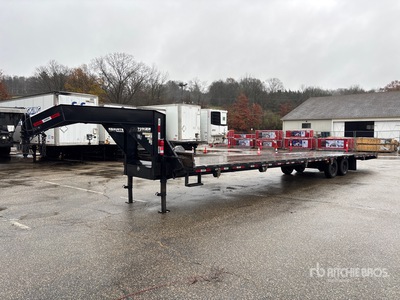 2024 Ascend Industries 40 ft T/A Gooseneck Geräteanhänger