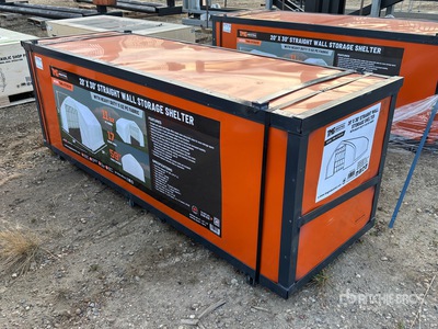 2025 TMG ST2031E 20 ft x 30 ft Straight Wall Storage Building (Unused)